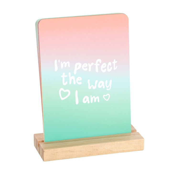 Mindful Moments Affirmation Cards with Wooden Stand From Witch, Please!