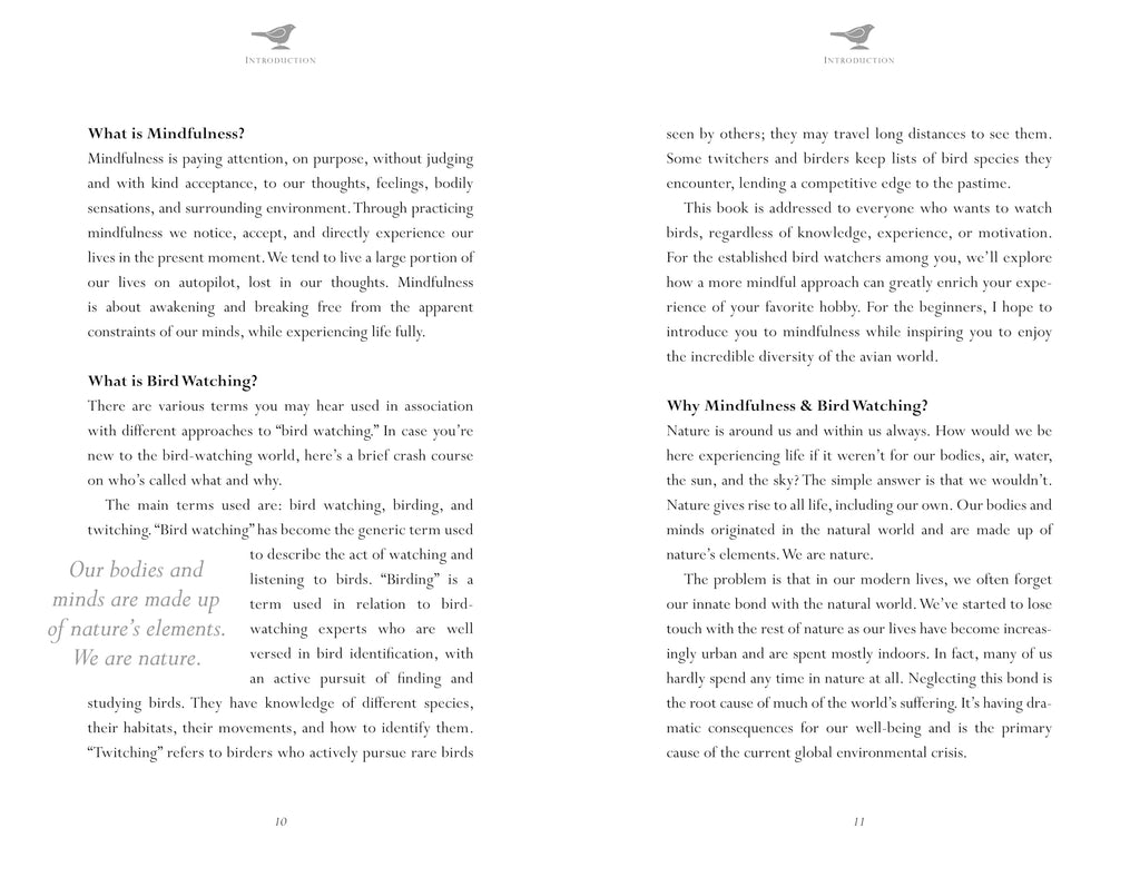Mindfulness in Bird Watching : Meditations on Nature & Freedom - Sold by Witch, Please!