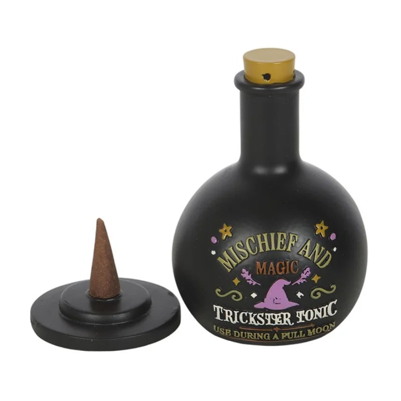 Mischief and Magic Potion Bottle Incense Cone Holder