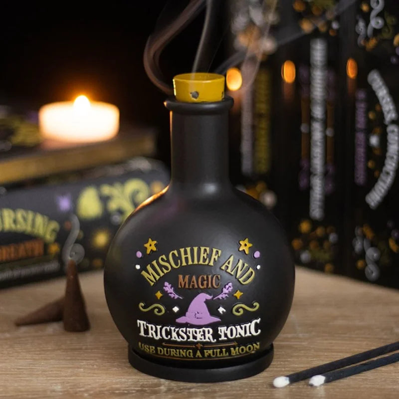 Mischief and Magic Potion Bottle Incense Cone Holder