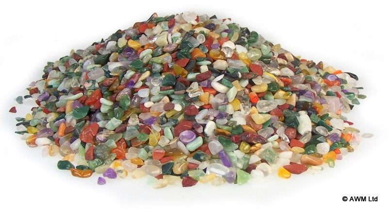 Mixed Natural Gemstone Chips - 5KG From Witch, Please!