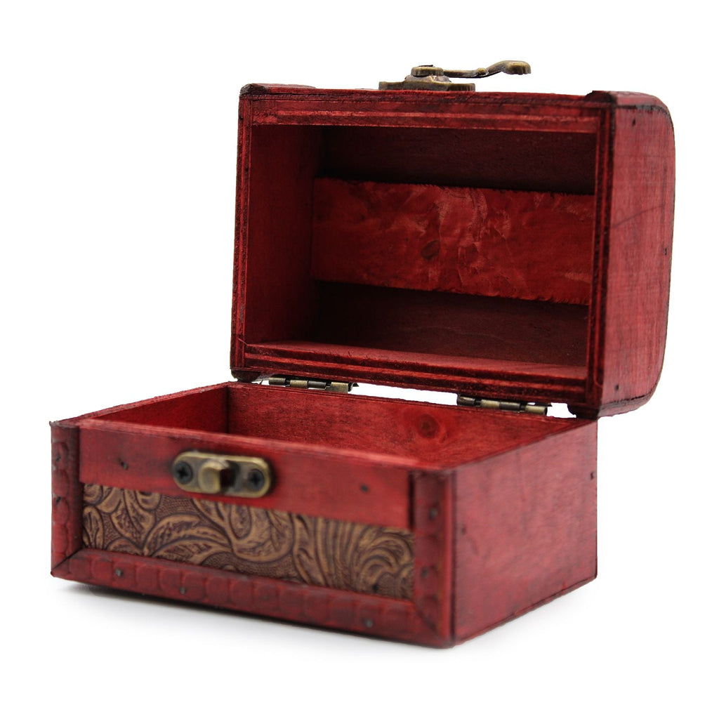 MLrg Colonial Boxes - Floral Embossed Vintage Style