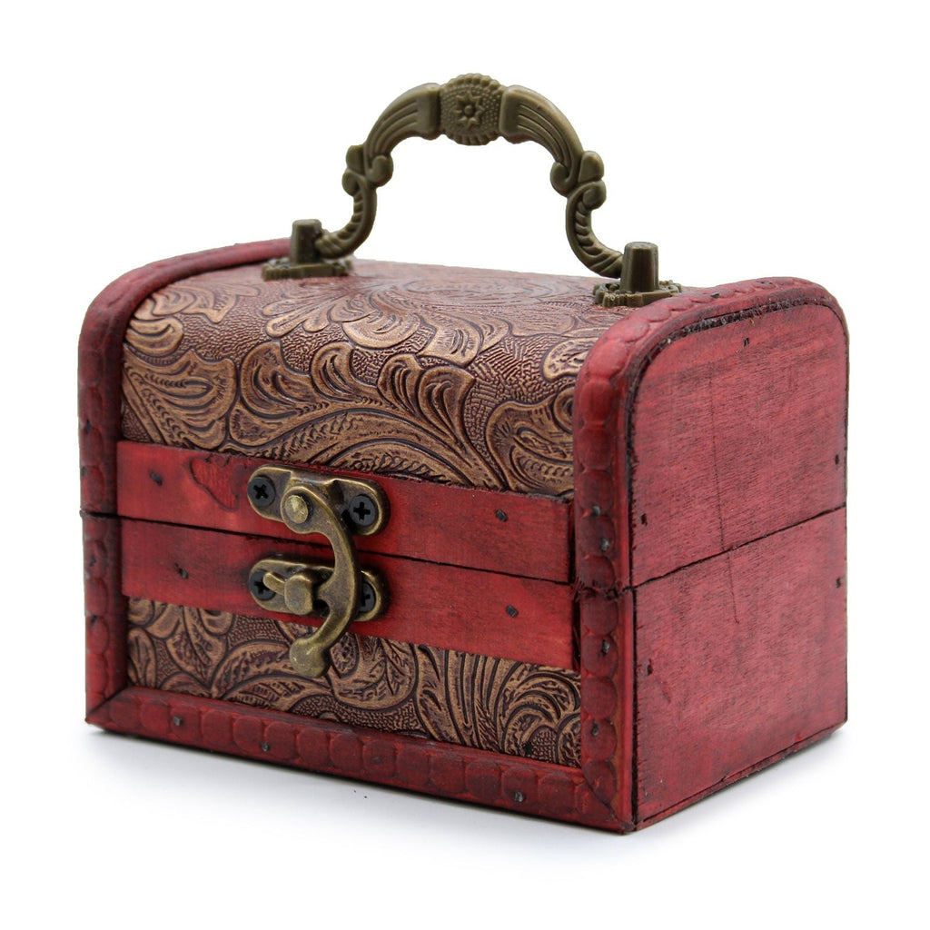 MLrg Colonial Boxes - Floral Embossed Vintage Style