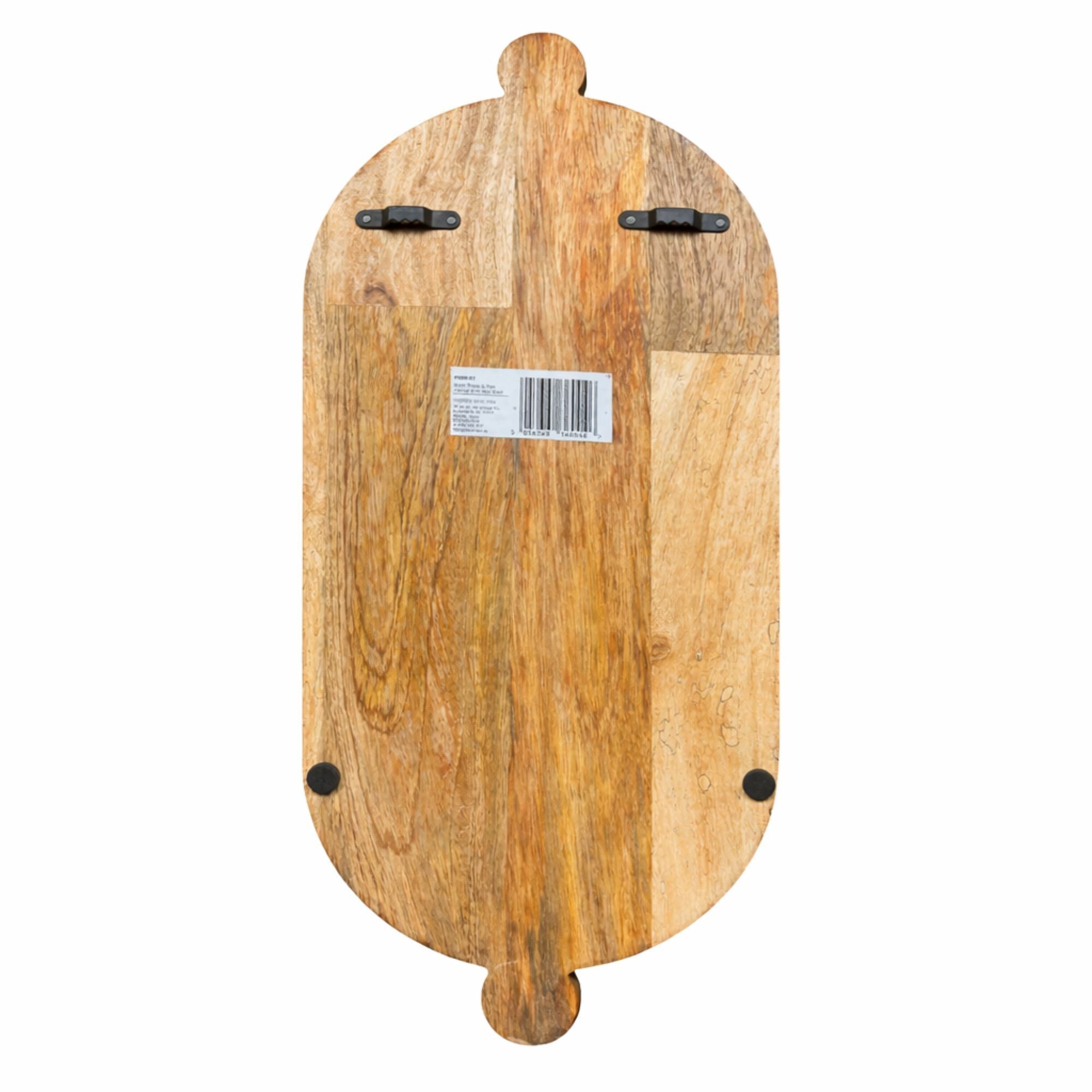 Moon Phase & Tree Carved Arch Wall Shelf Mango Wood Plaques Shelves