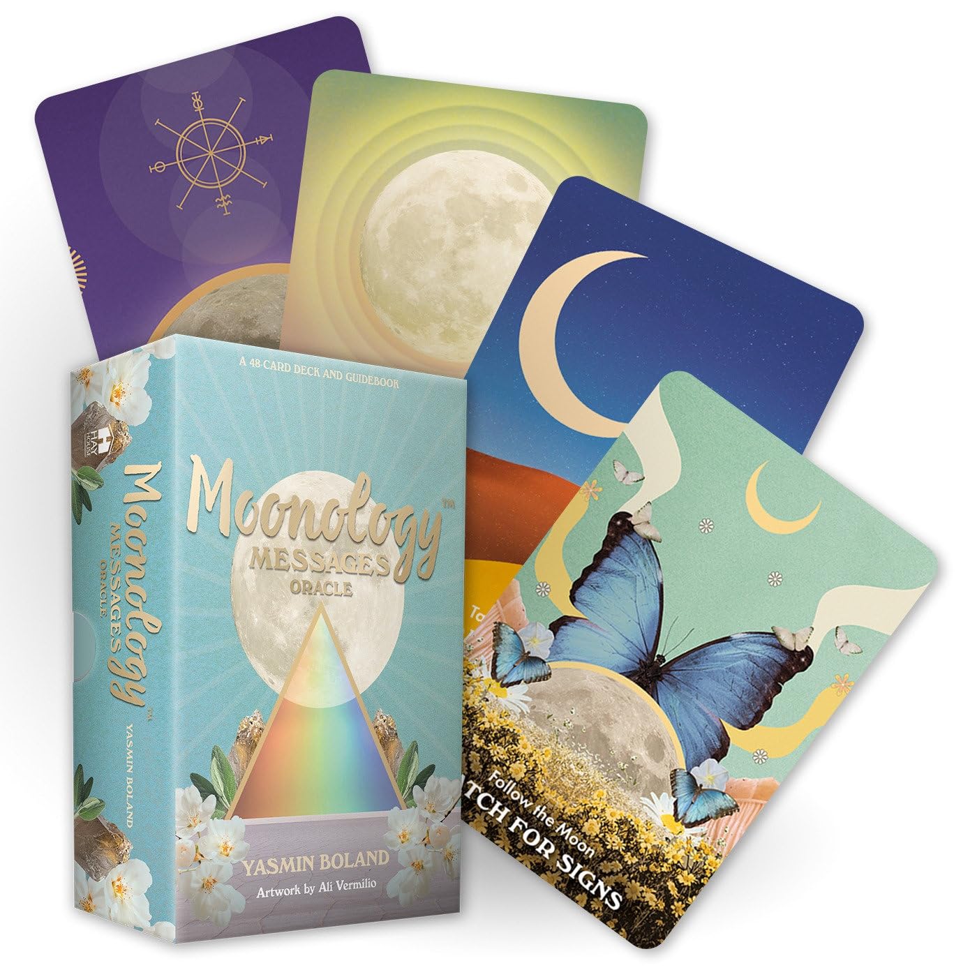 Moonology™ Messages Oracle : A 48-Card Deck and Guidebook - Sold by Witch, Please!