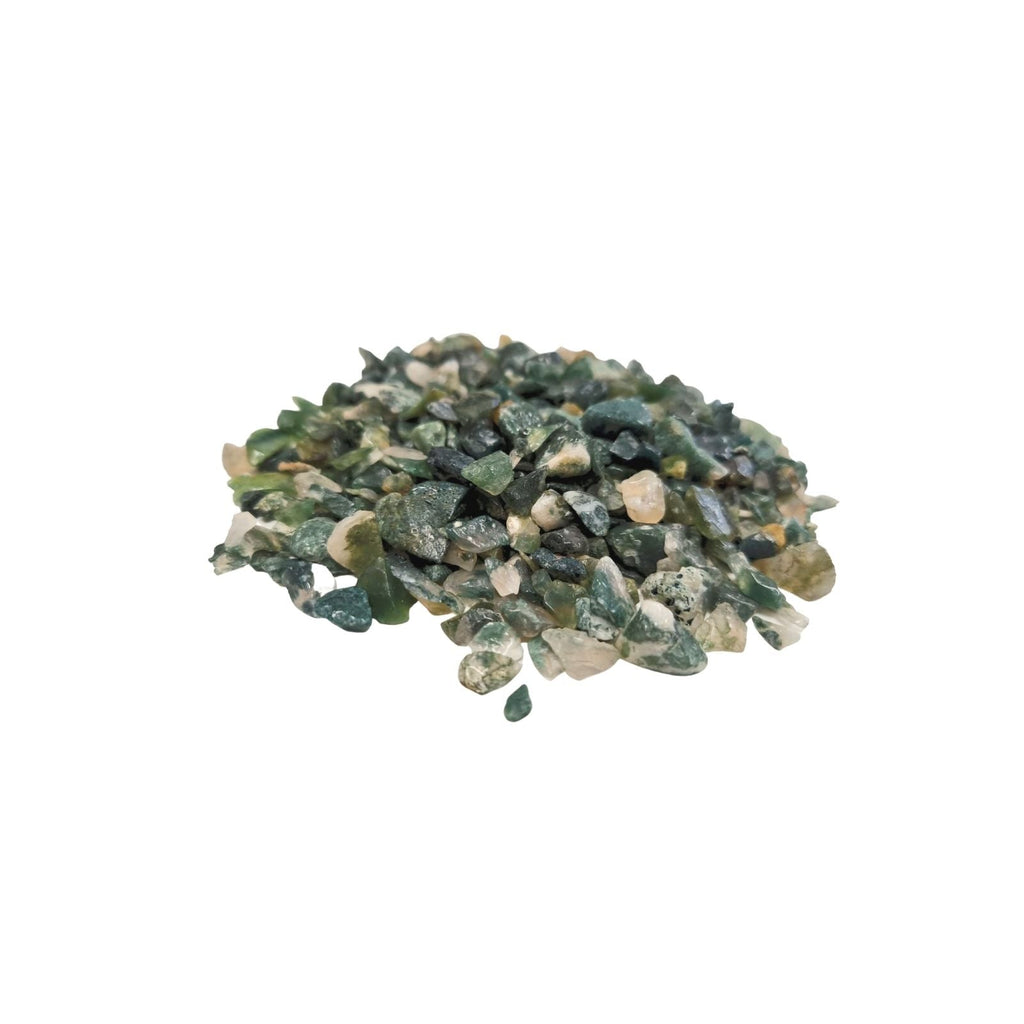 Moss Agate Gemstone Chips Bulk - 1KG From Witch, Please!
