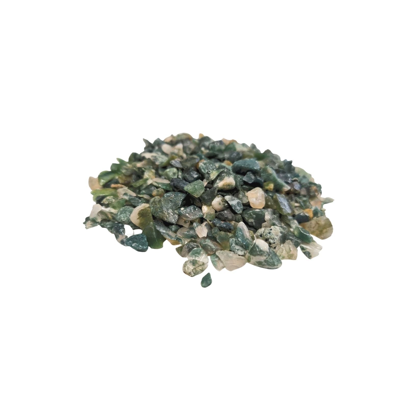 Moss Agate Gemstone Chips Bulk - 1KG From Witch, Please!