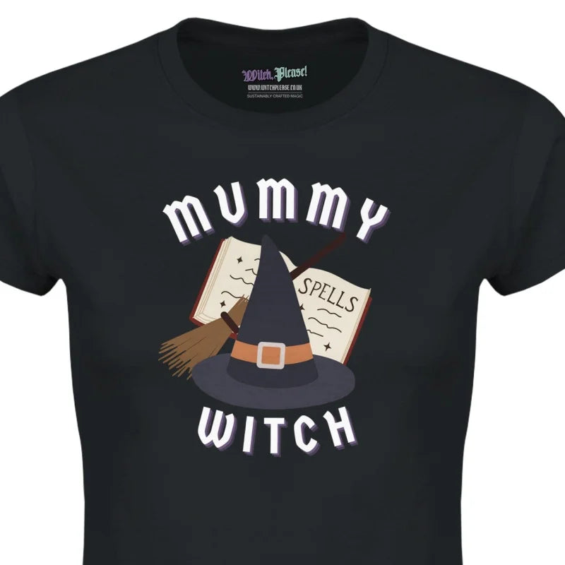 Mummy Witch Women’s Graphic T-Shirt - Soft Cotton Casual Tee