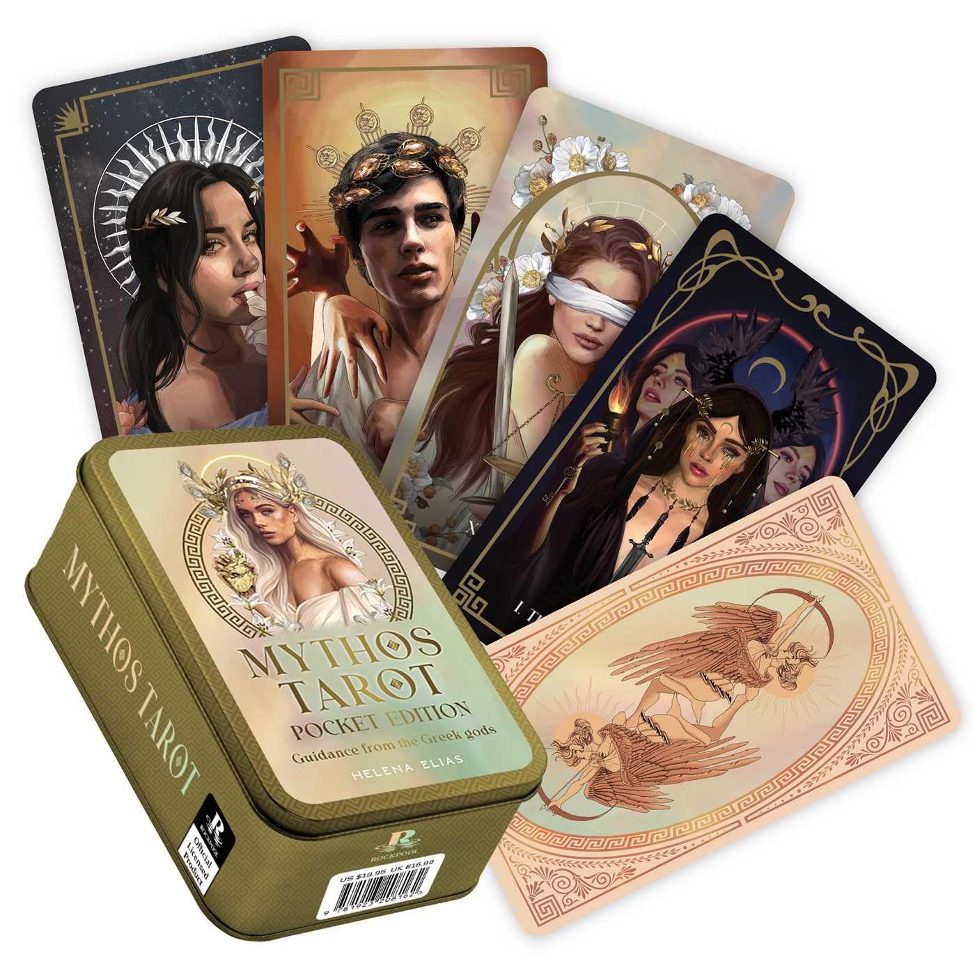 Mythos Tarot Pocket Tin Edition : Guidance from the Greek Gods