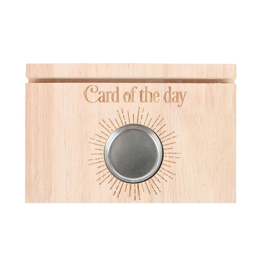 Natural Card of the Day Tarot Stand Tealight Holder