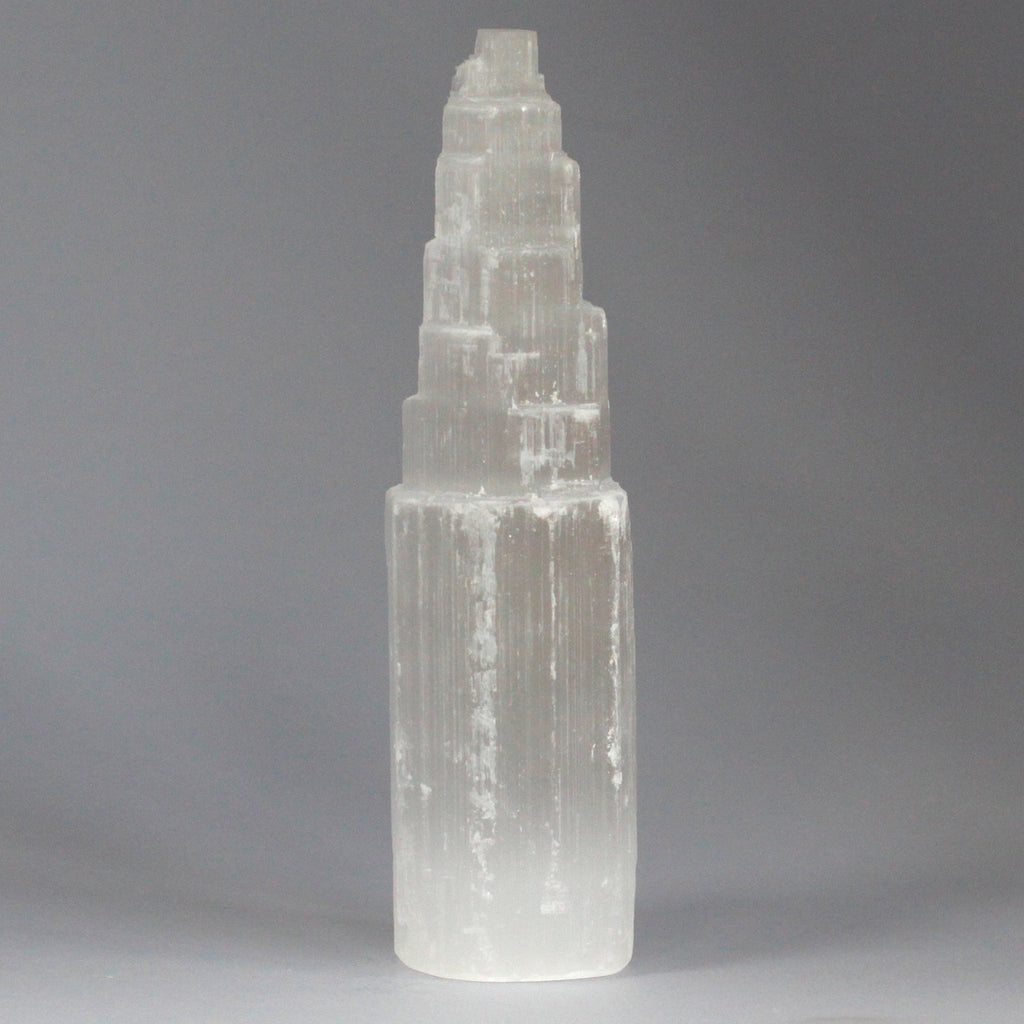 Natural Selenite Tower - 20 cm From Witch, Please!
