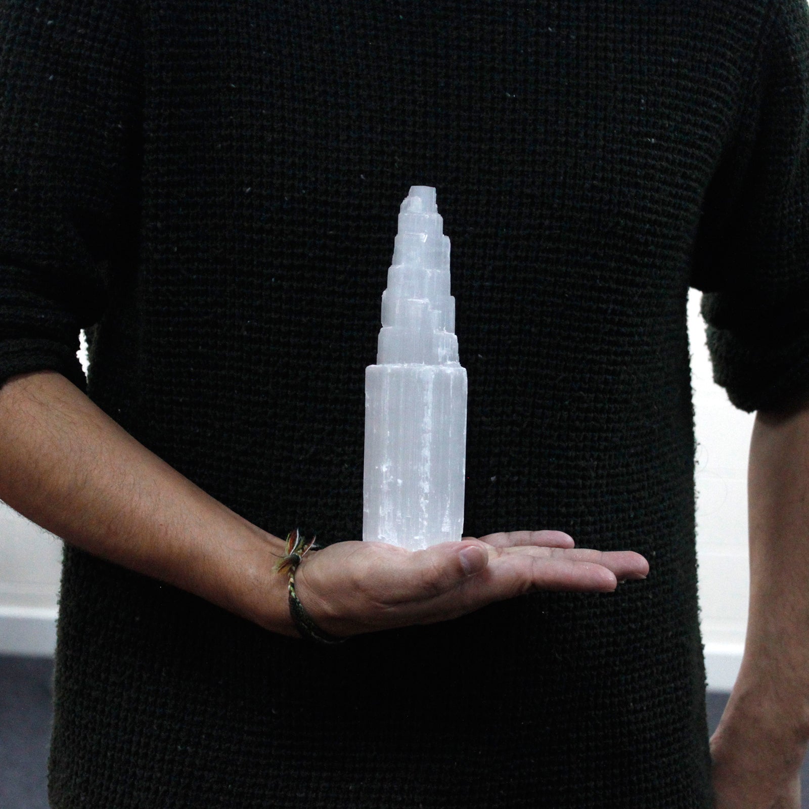 Natural Selenite Tower - 20 cm From Witch, Please!