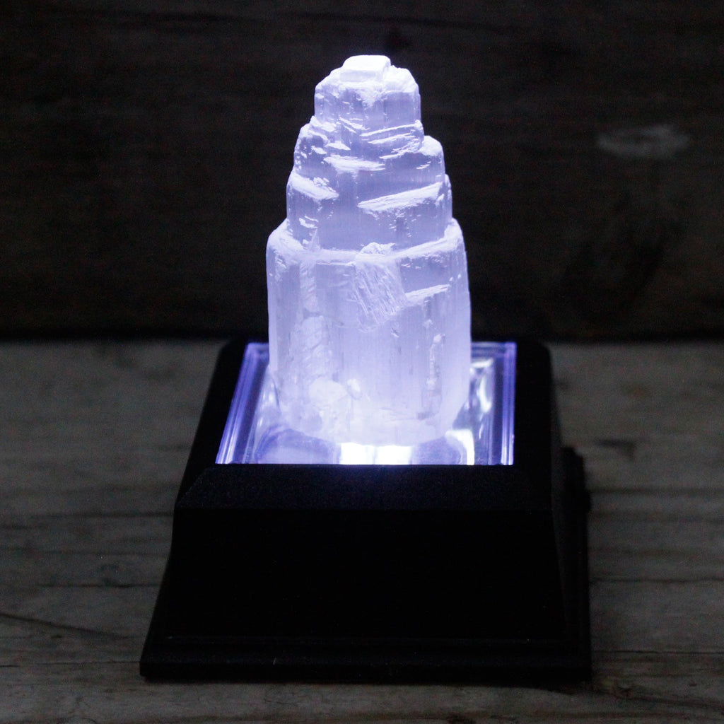 Natural Selenite Tower - 5 cm From Witch, Please!