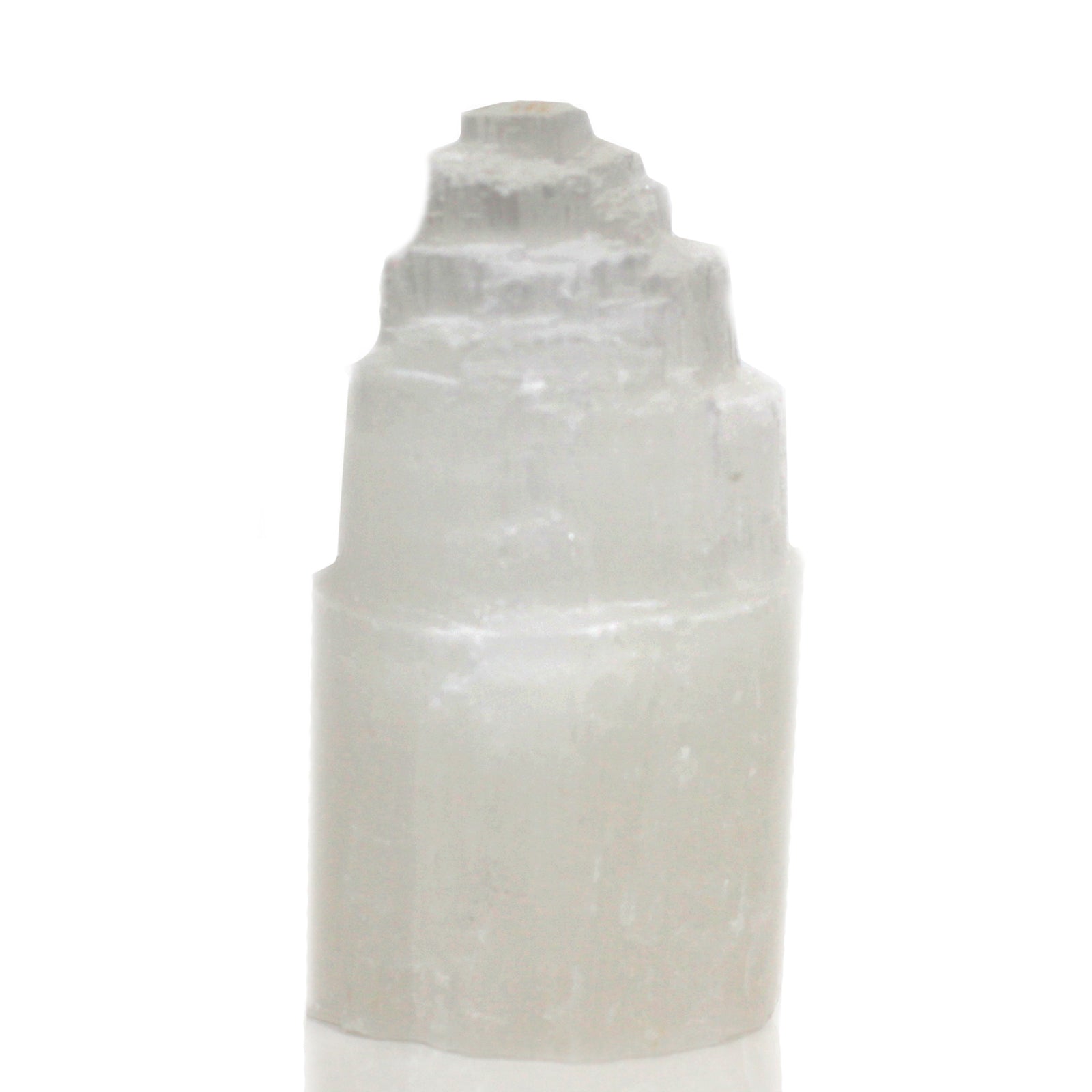 Natural Selenite Tower Lamp - 15 cm From Witch, Please!