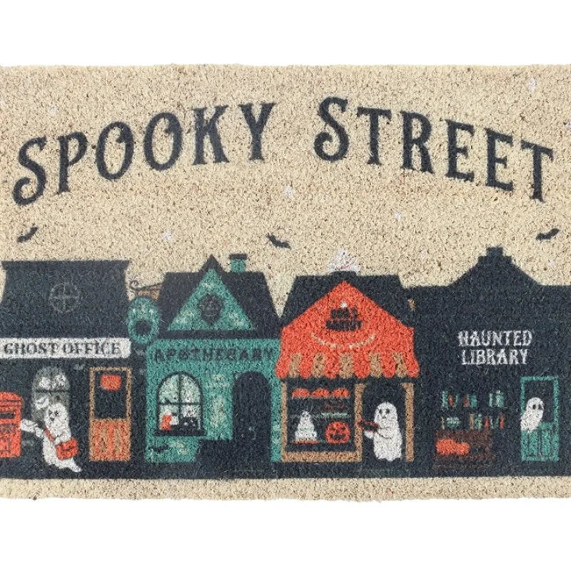 Natural Spooky Street Doormat