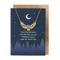 Night Owl Necklace Greeting Card From Witch, Please!