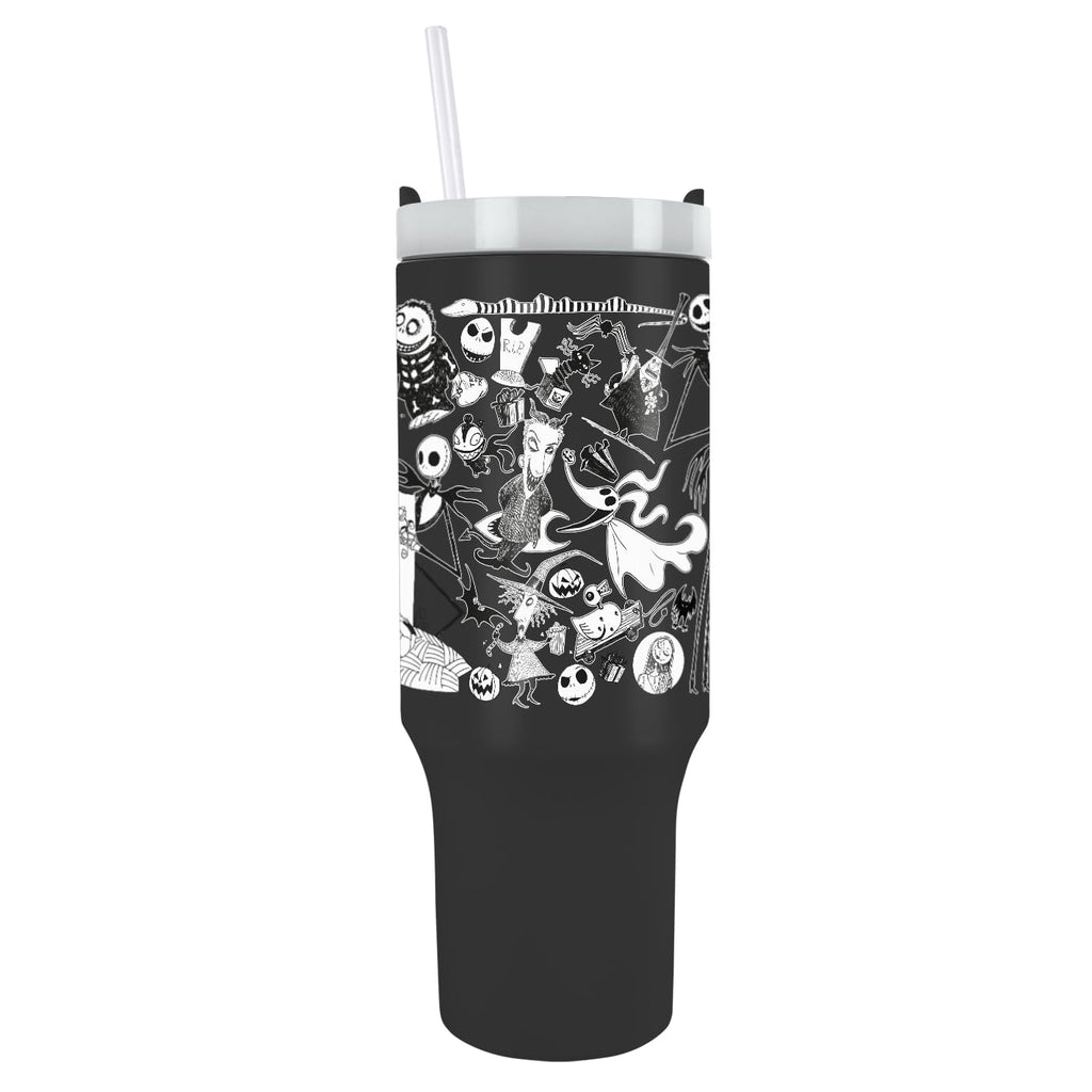 Nightmare Before Christmas 40oz Tumbler – Drink with Jack Skellington