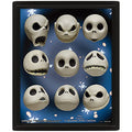 Nightmare Before Christmas (Jack Expressions) - Framed