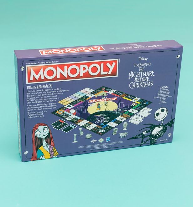 Nightmare Before Christmas Monopoly Game