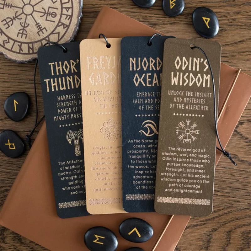 Njord’s Ocean Wooden Bookmark