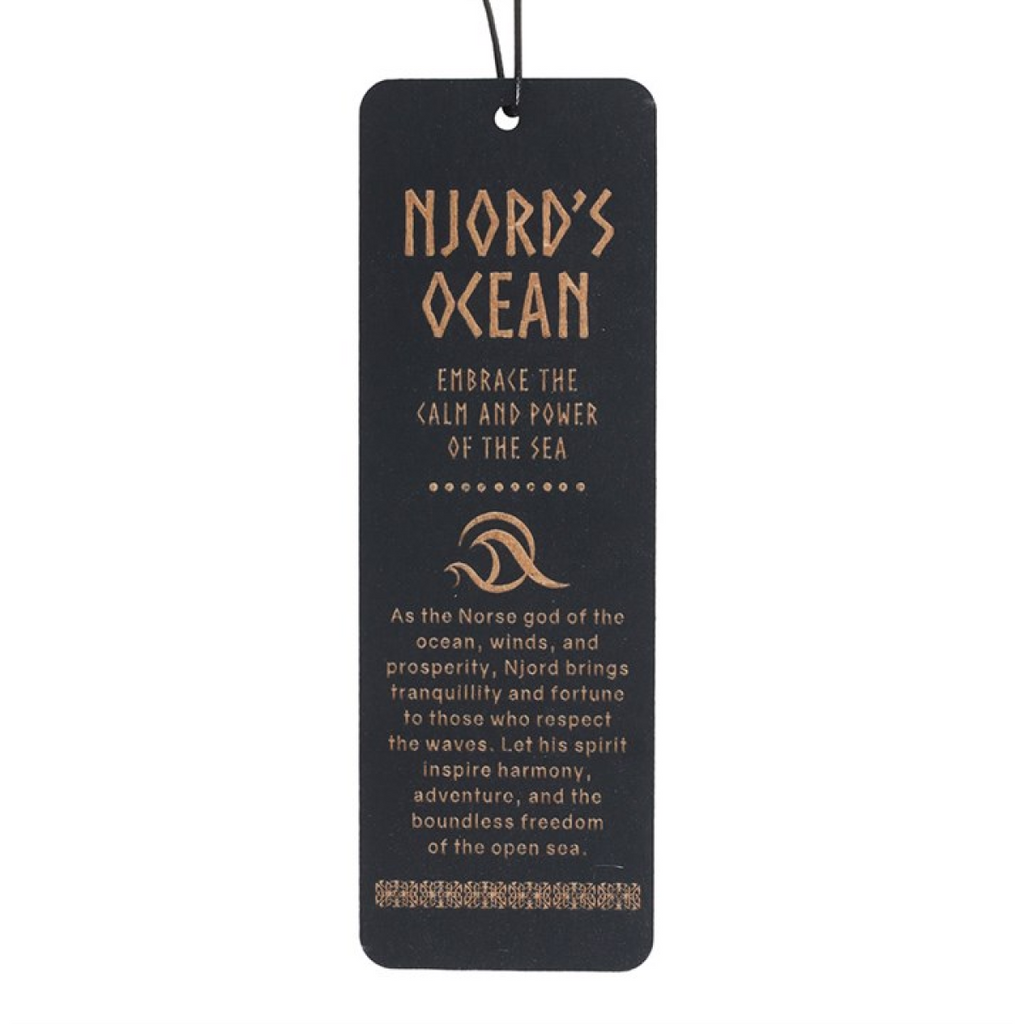 Njord’s Ocean Wooden Bookmark