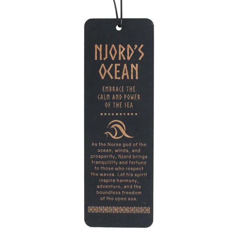 Njord’s Ocean Wooden Bookmark