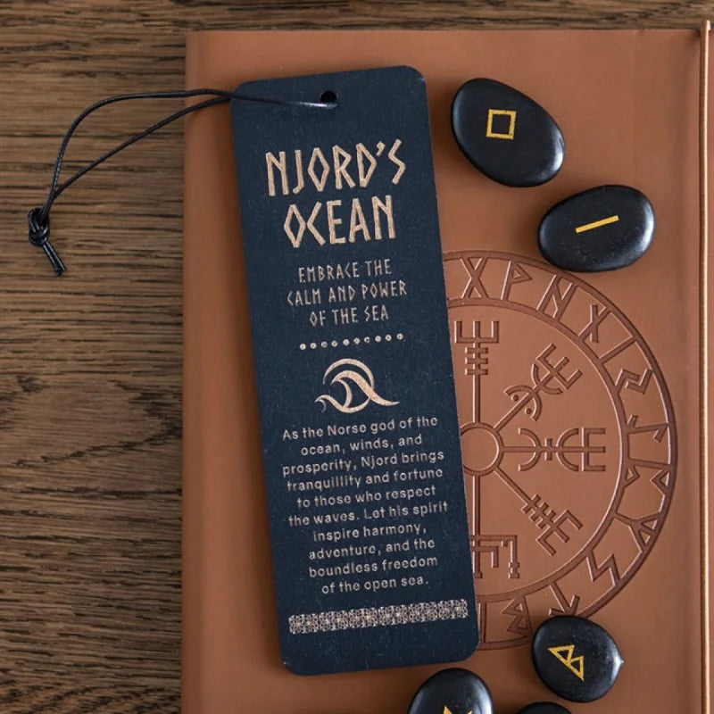 Njord’s Ocean Wooden Bookmark