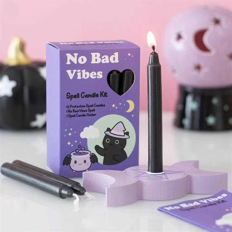 No Bad Vibes Spell Candle Kit
