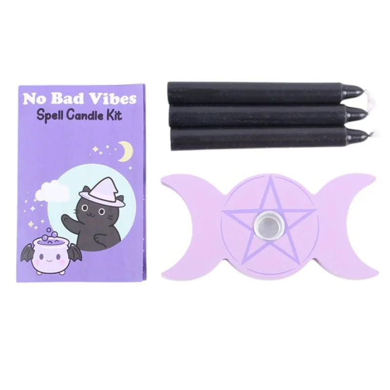 No Bad Vibes Spell Candle Kit
