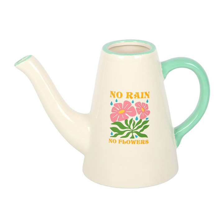 No Rain Flowers Ceramic Watering Can / Vase