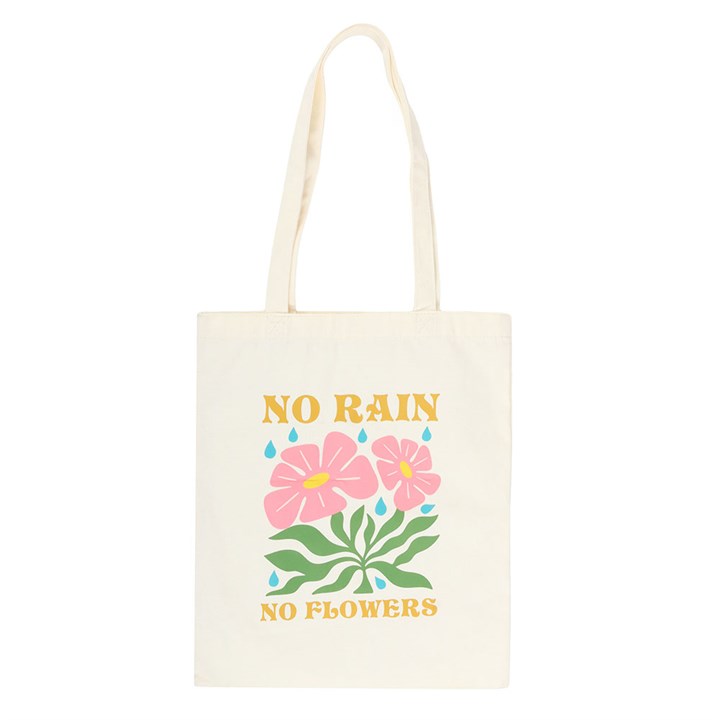 No Rain Flowers Tote Bag