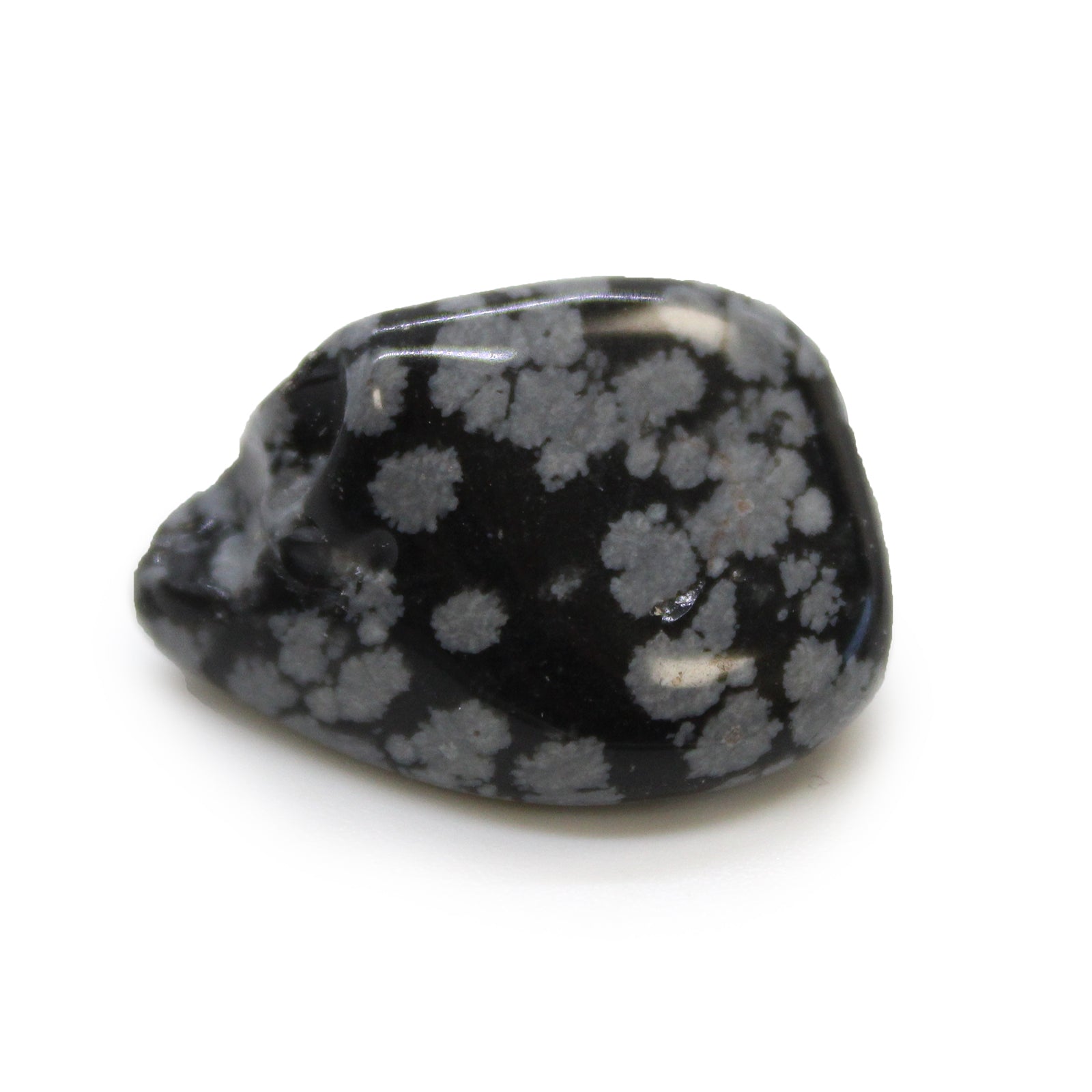 M Tumble Stone - Obsidian Snowflake From Witch, Please!