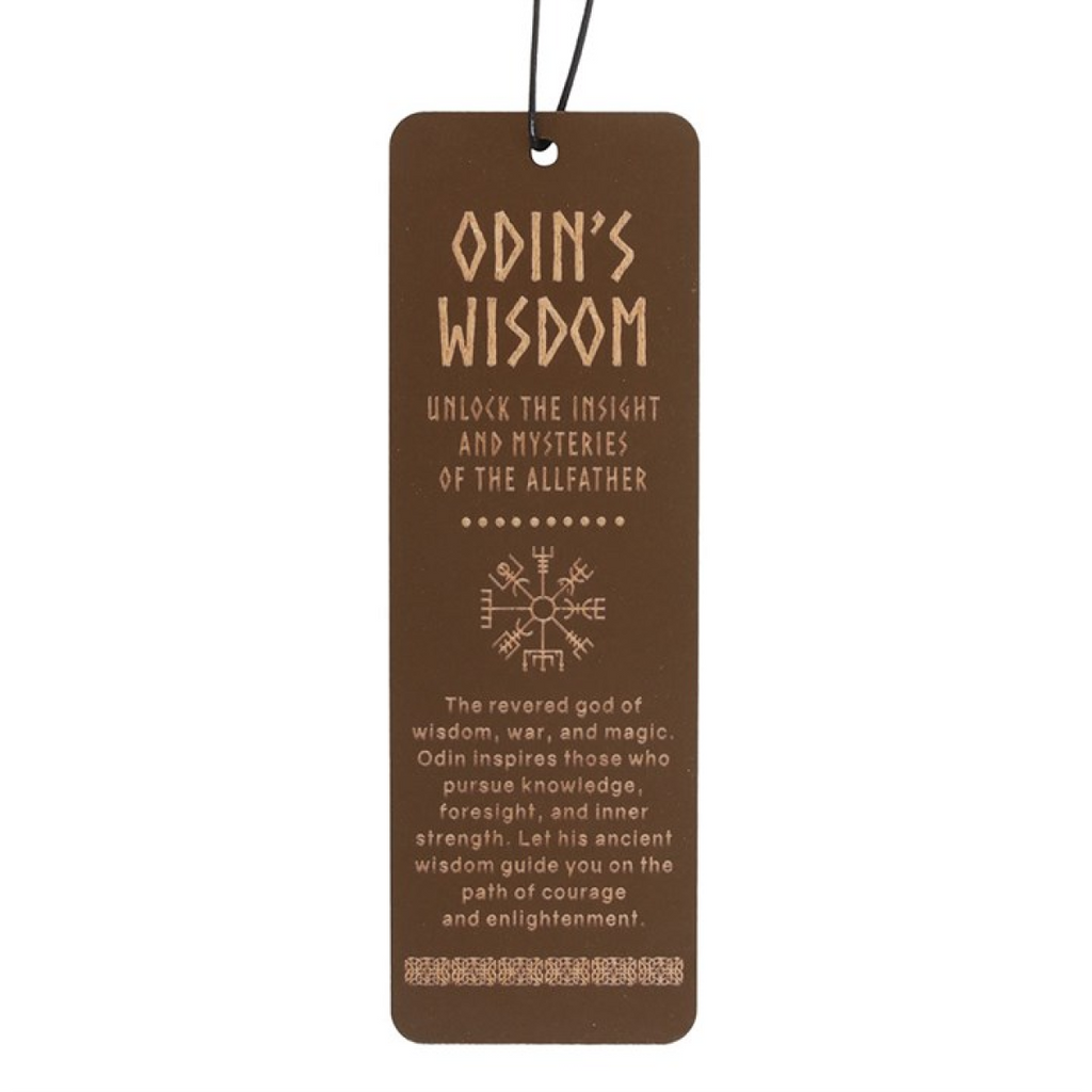 Odin’s Wisdom Wooden Bookmark