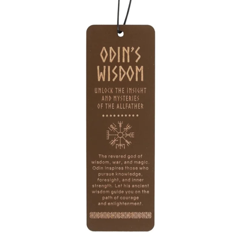 Odin’s Wisdom Wooden Bookmark