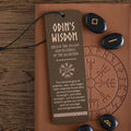 Odin’s Wisdom Wooden Bookmark
