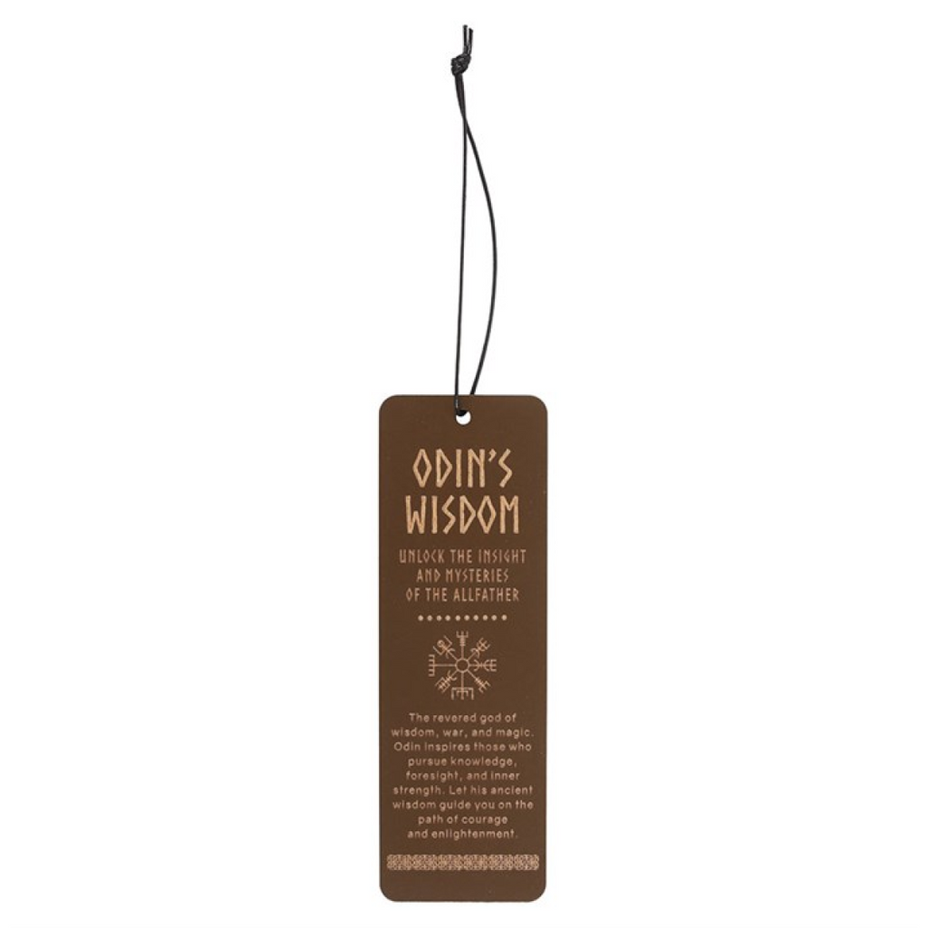 Odin’s Wisdom Wooden Bookmark