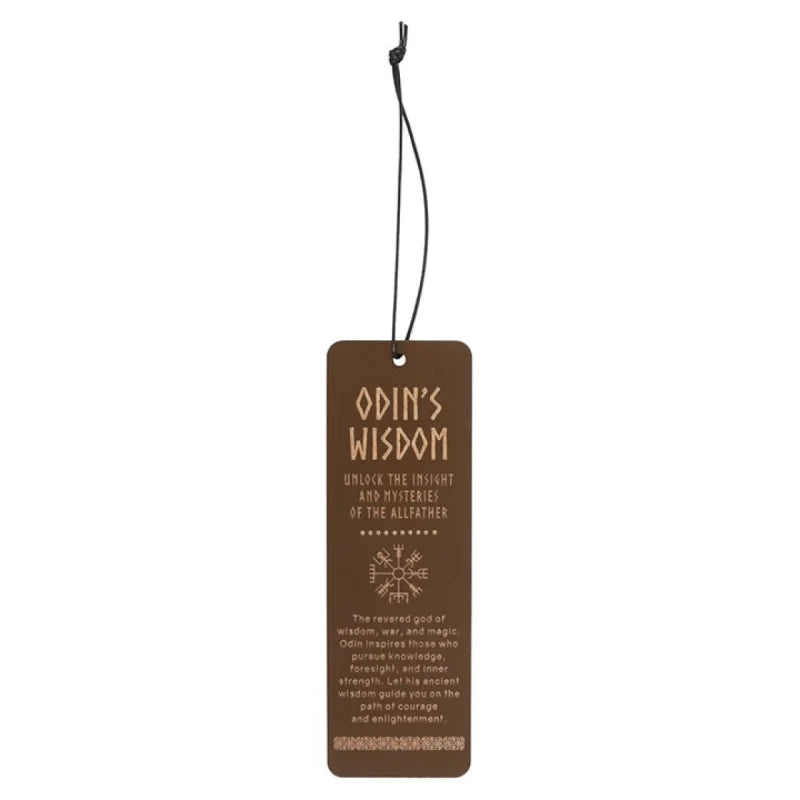Odin’s Wisdom Wooden Bookmark