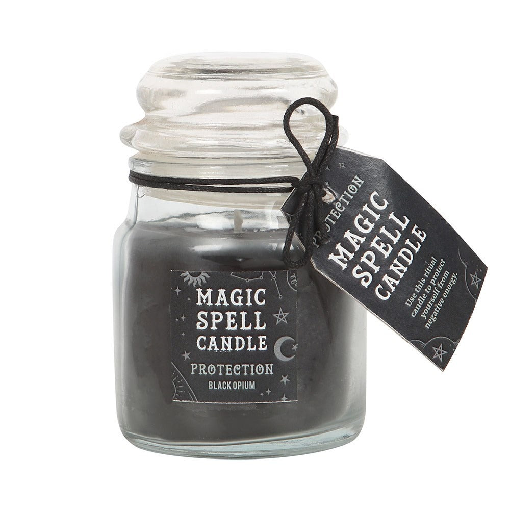 Opium ’Protection’ Spell Candle Jar