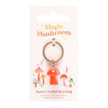 Orange Aura Crystal Mushroom Keyring From Witch, Please!