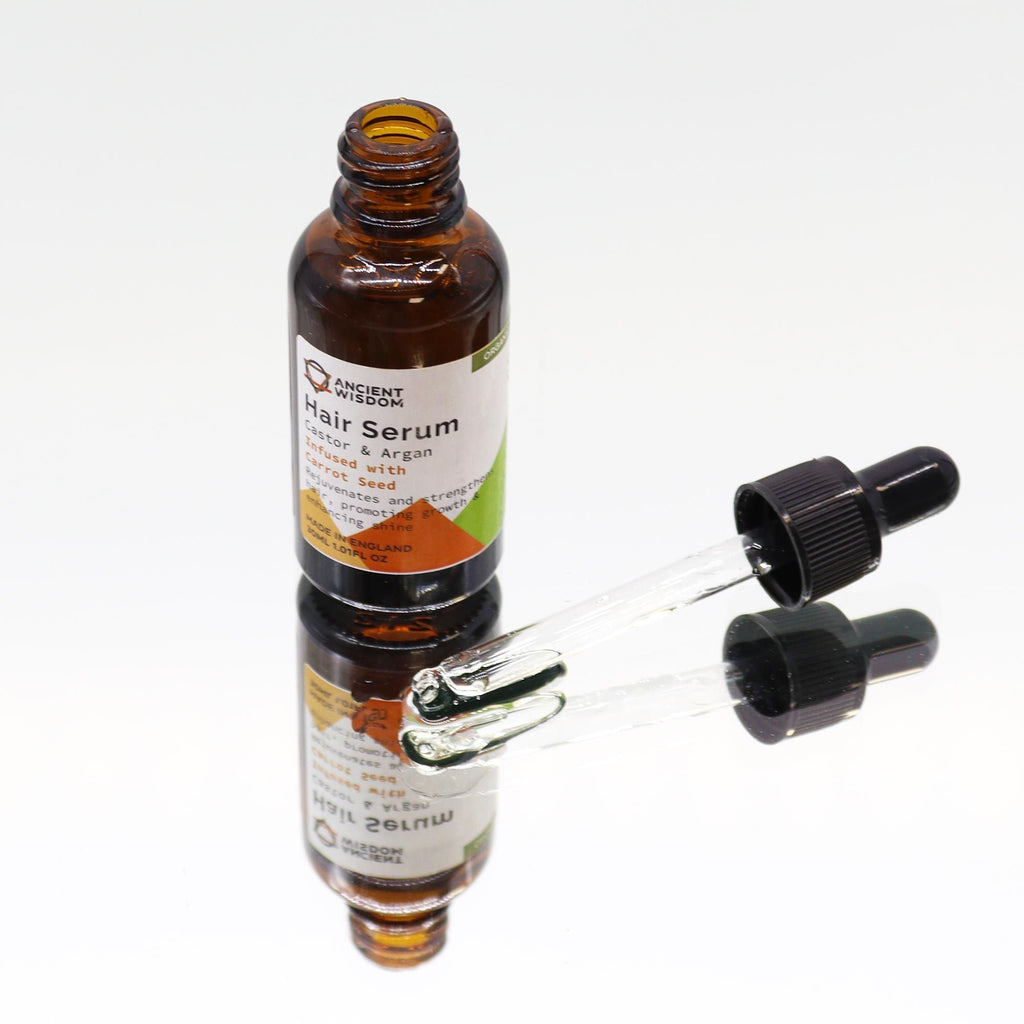 Organic Hair Serum 30ml - Carrot Seed - Organic Hair Serums