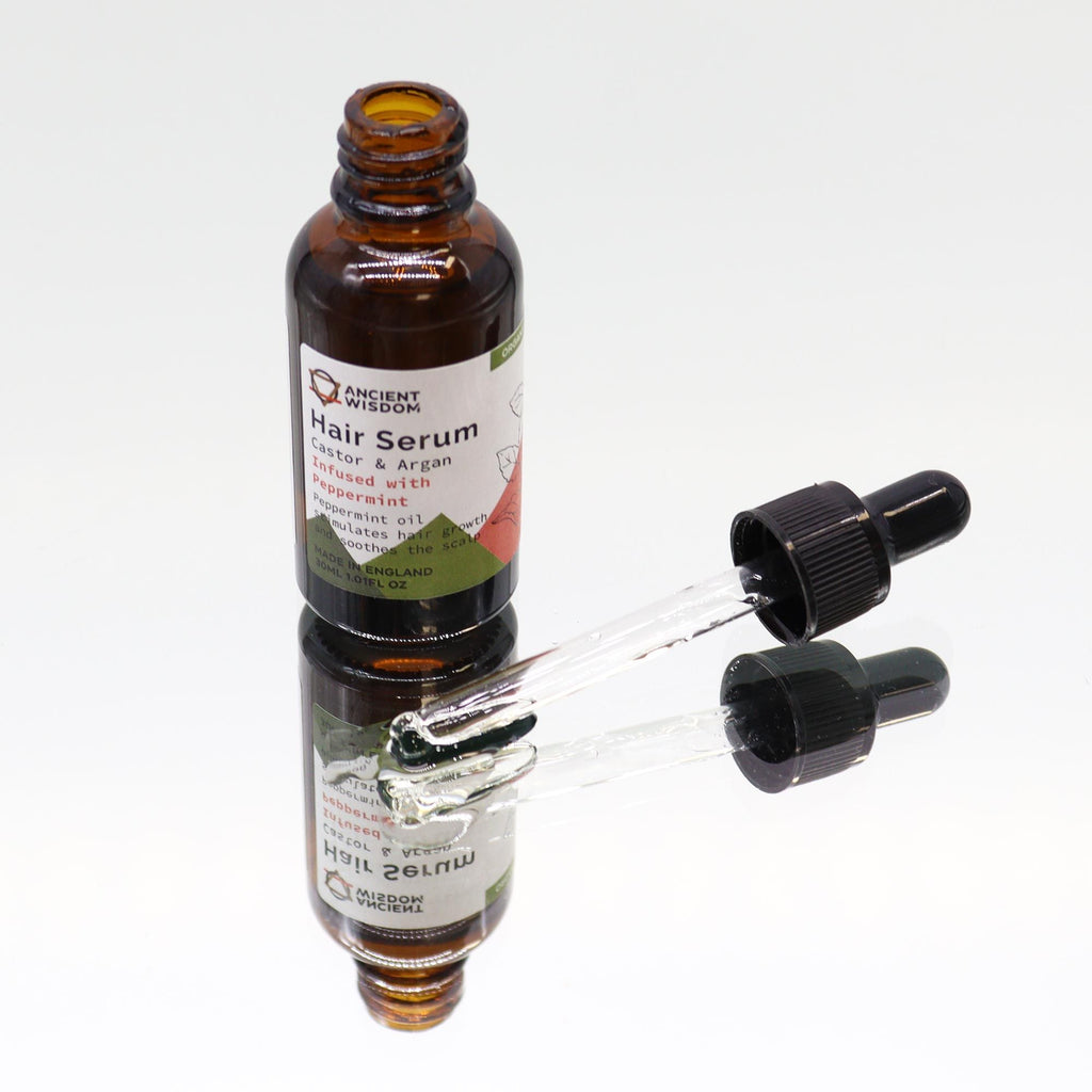 Organic Hair Serum 30ml - Peppermint - Organic Hair Serums