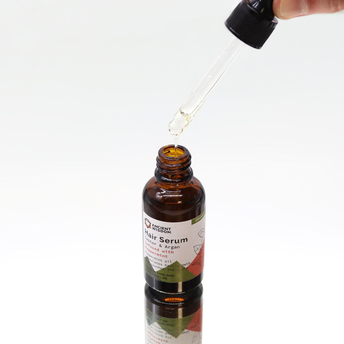 Organic Hair Serum 30ml - Peppermint - Organic Hair Serums