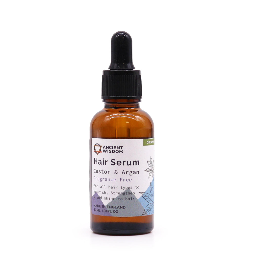Organic Hair Serum 30ml - Unfragranced - Organic Hair Serums