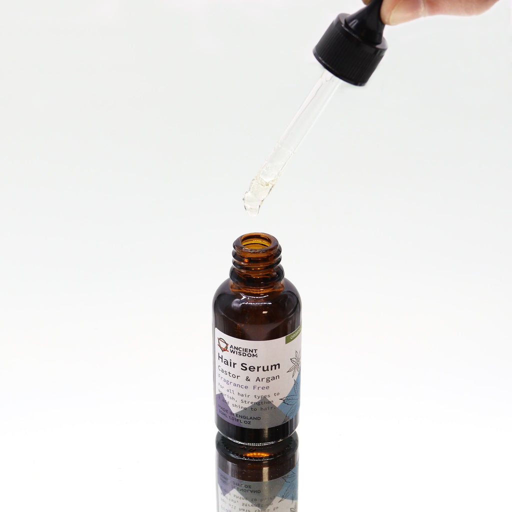 Organic Hair Serum 30ml - Unfragranced - Organic Hair Serums