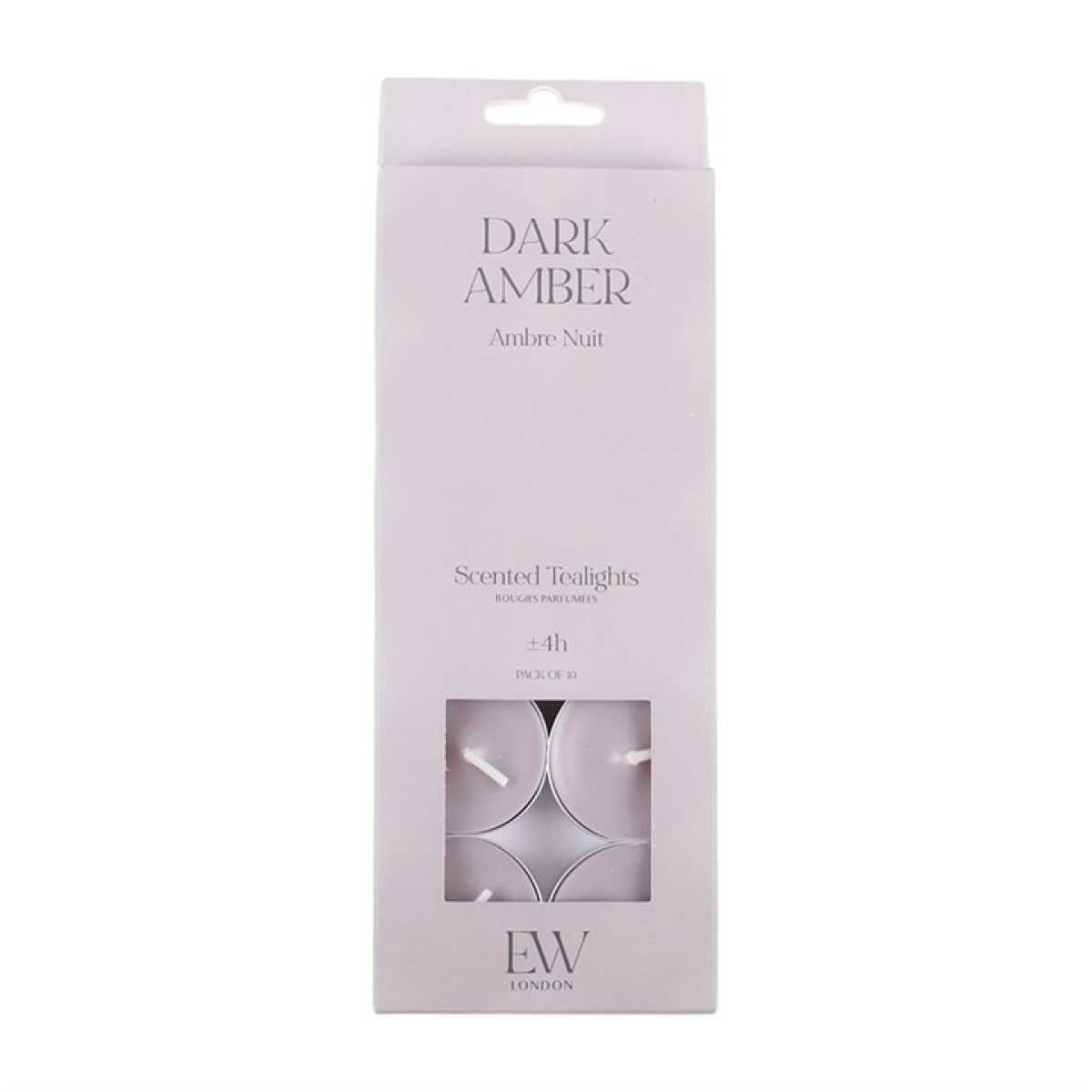 Pack of 10 Dark Amber Scented Tealights