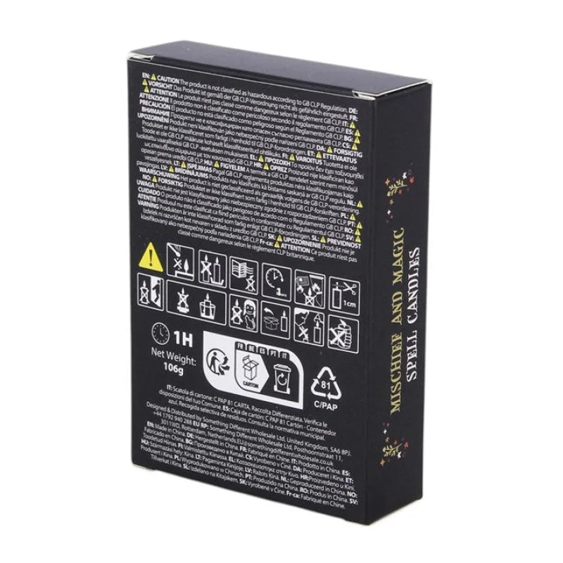 Pack of 12 Mischief and Magic Spell Candles