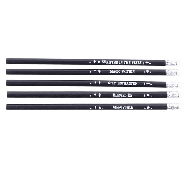 Pack of 5 Spellbound Secrets Pencils