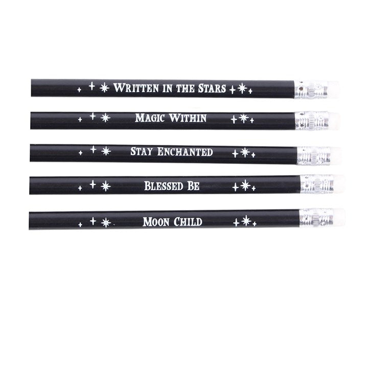 Pack of 5 Spellbound Secrets Pencils