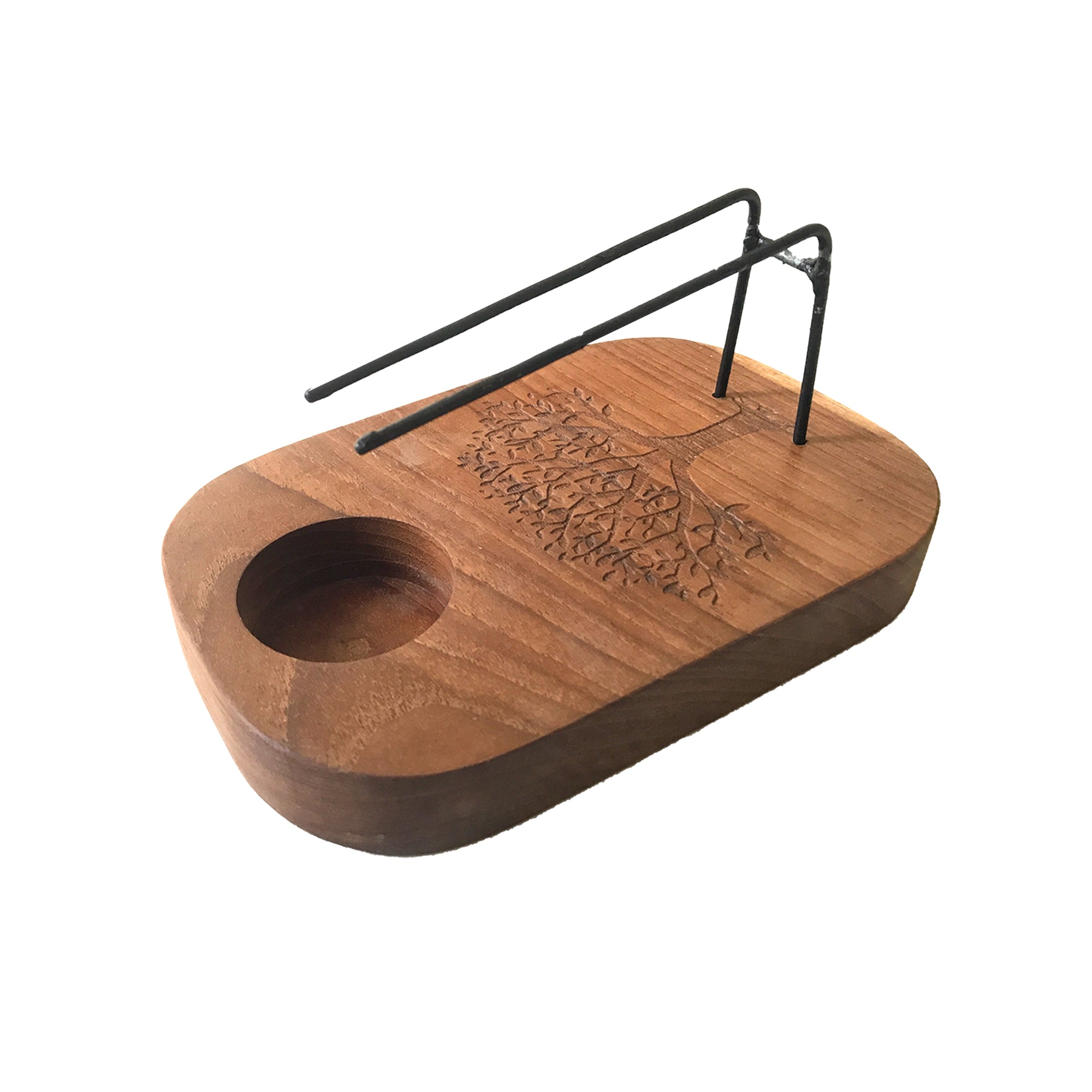 Palo Santo Heater - Teak Wood - Tree of Life Design From Witch, Please!