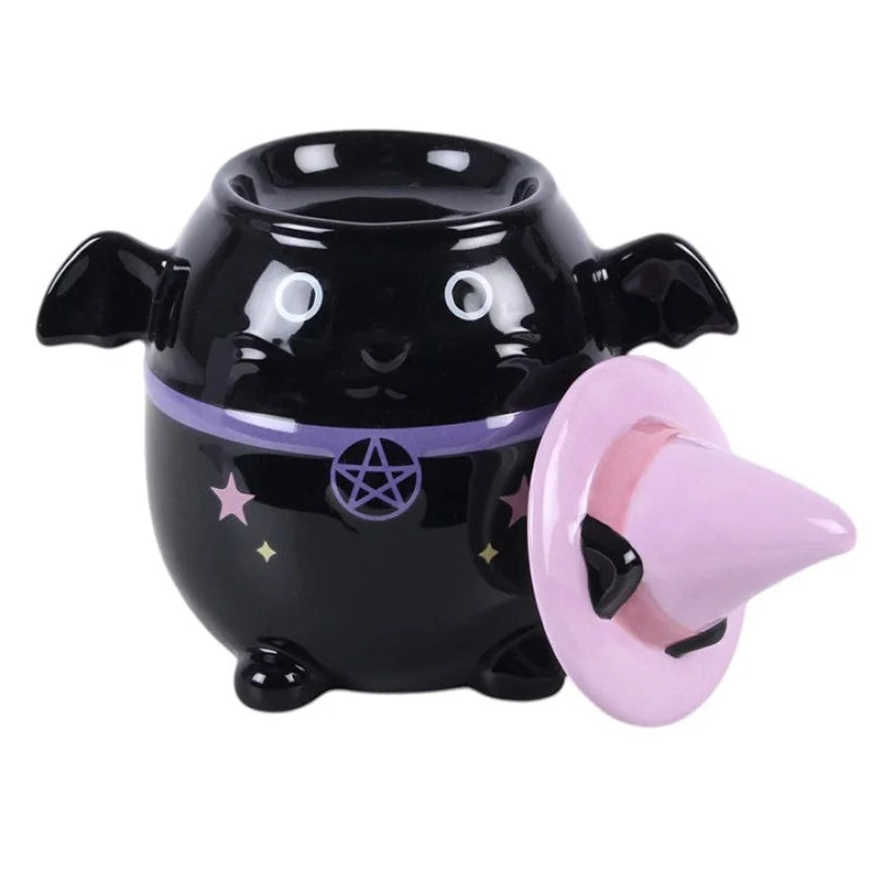 Pastel Bat Cat Oil Burner